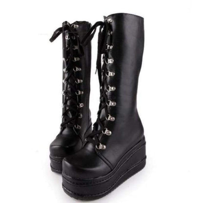 Stack Pack Platform Boots