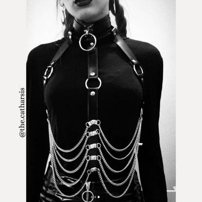 Hot Mess Body Chain Harness & Belt Set